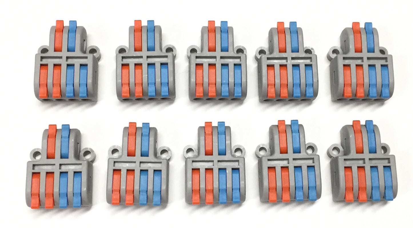 W6 10 pieces wire connectors 2 to 4 wire IO adapter add-on