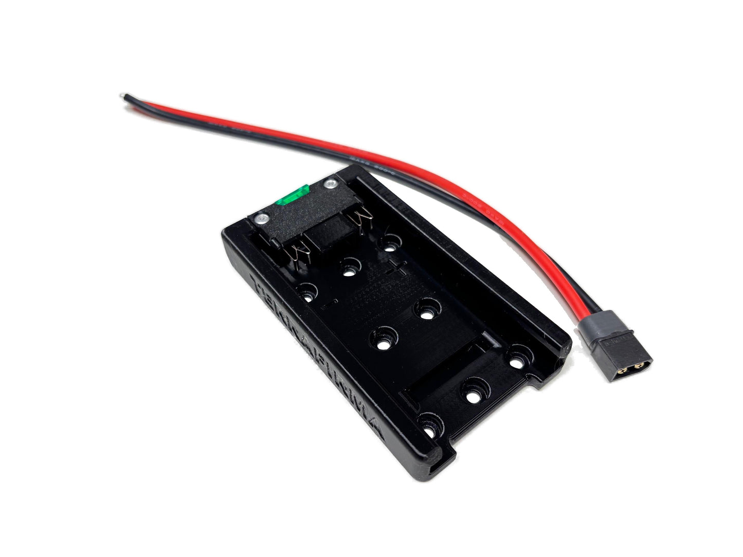 Industrial XT60 adapter with integrated fuse for Ryobi 40V battery