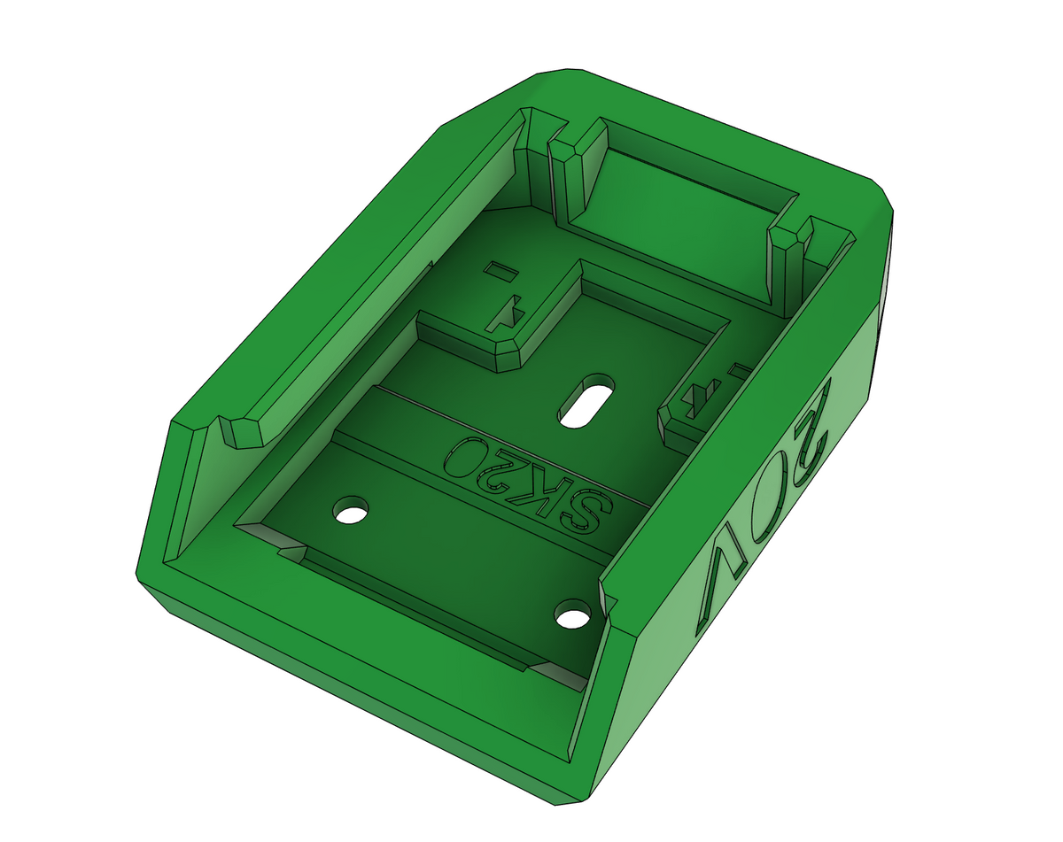 SK20R Right Angle adapter for SKIL 20V PWR Core Power battery