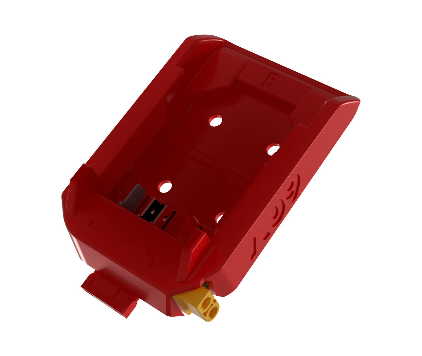 XT60 adapter with integrated fuse adapter for Dewalt 60V MAX battery