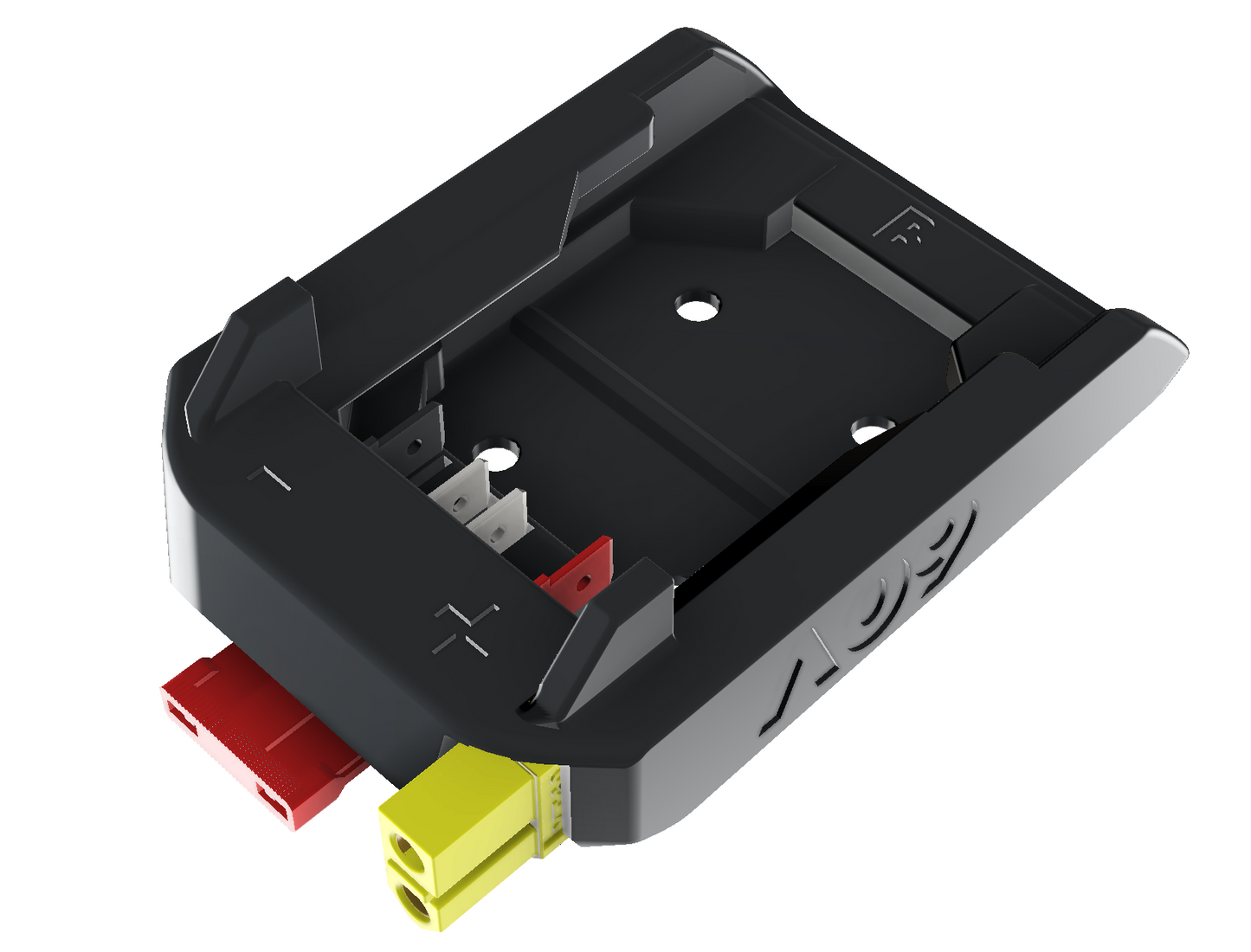 XT60 adapter with integrated fuse adapter for Dewalt 60V MAX battery