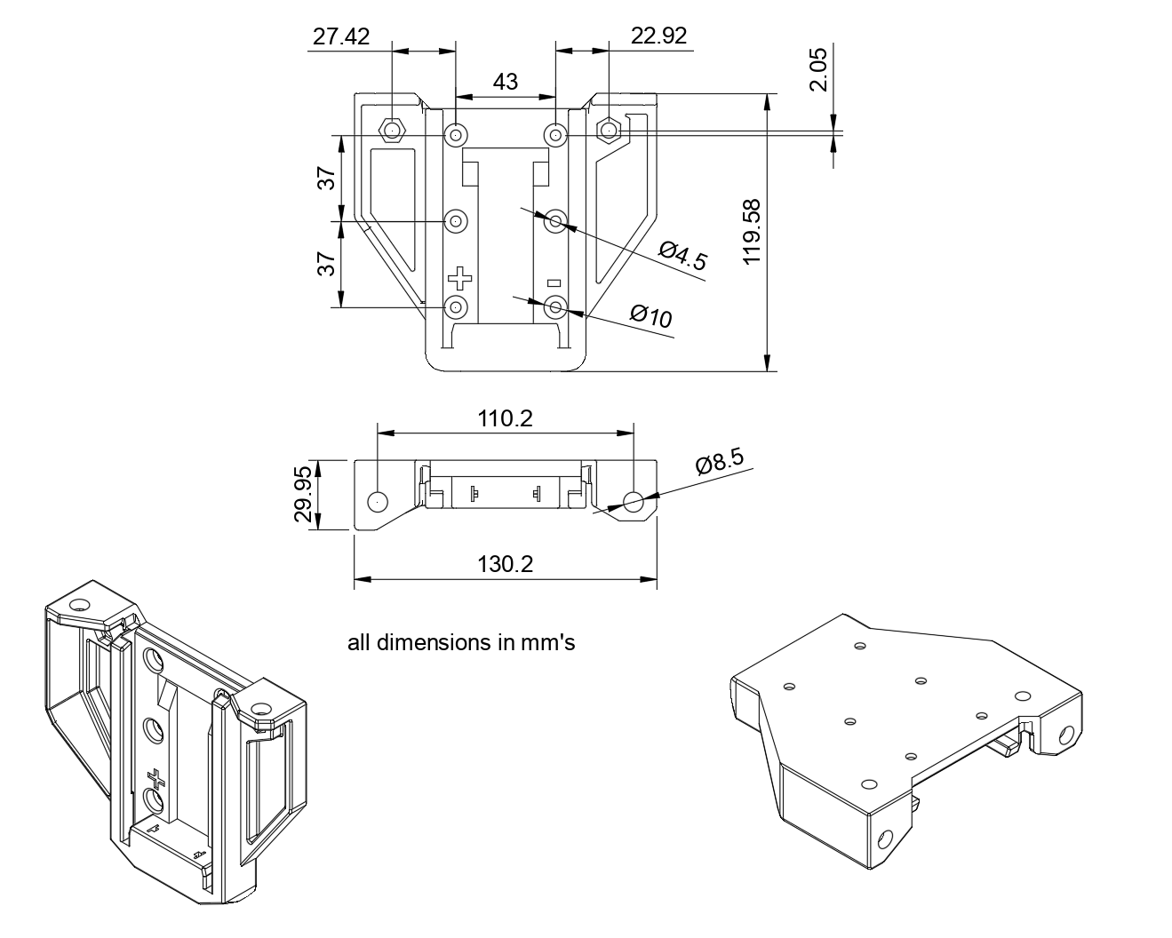Silvey H40E adapter for Hart 40V battery