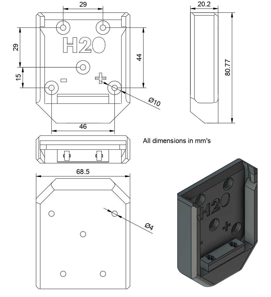 X adapter for Hoover 20V One power onepwr battery