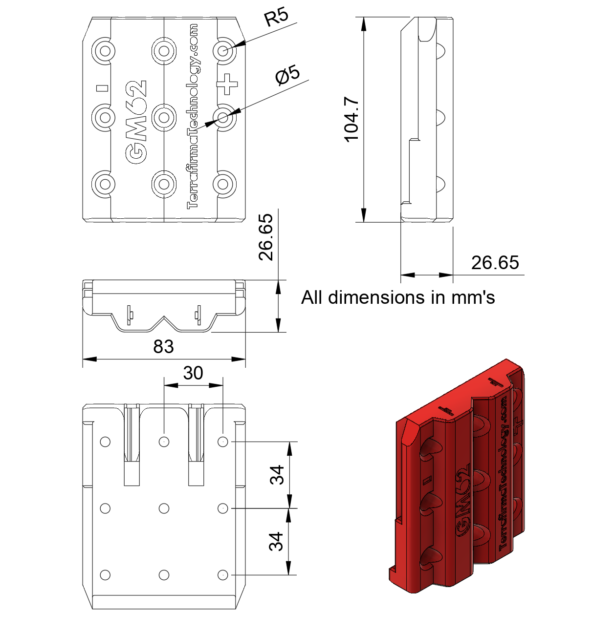 adapter for Green Machine 62V battery