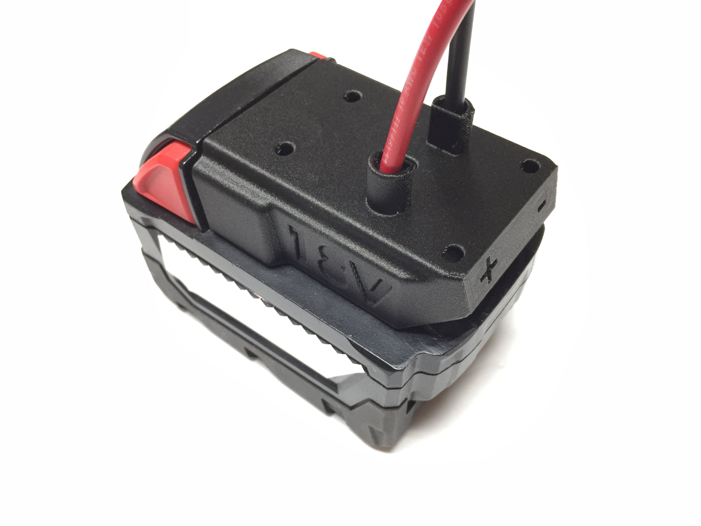 Industrial Right Angle adapter for Milwaukee 18V battery