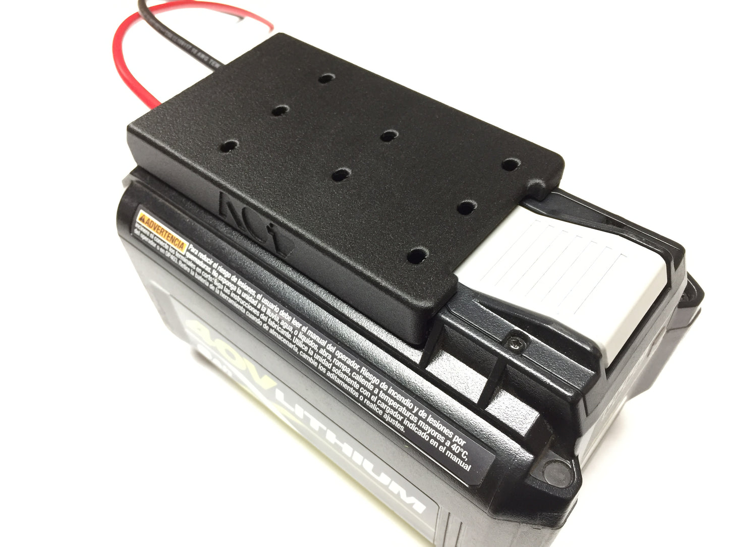 Industrial adapter for Ryobi 40V battery