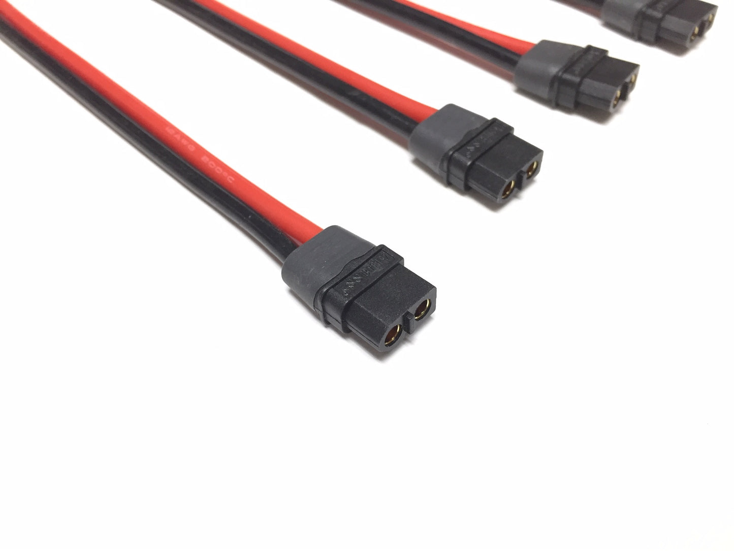 W10 XT60 female silicone 12AWG wires cable black connector amass adapter add-on
