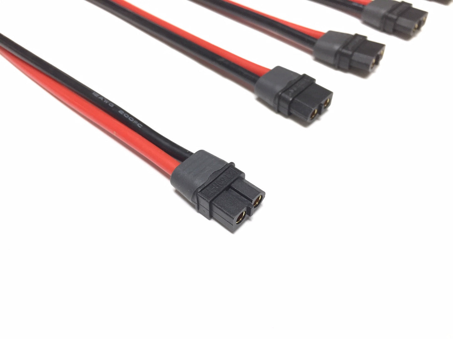 W10 XT60 female silicone 12AWG wires cable black connector amass adapter add-on