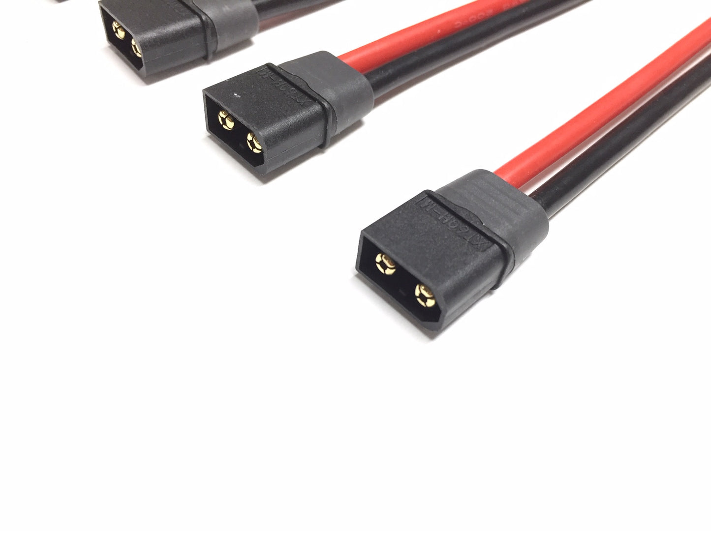 W9 XT60 male silicone 12AWG wires cable black connector amass adapter add-on