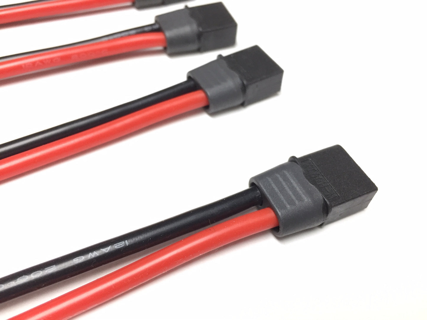W9 XT60 male silicone 12AWG wires cable black connector amass adapter add-on