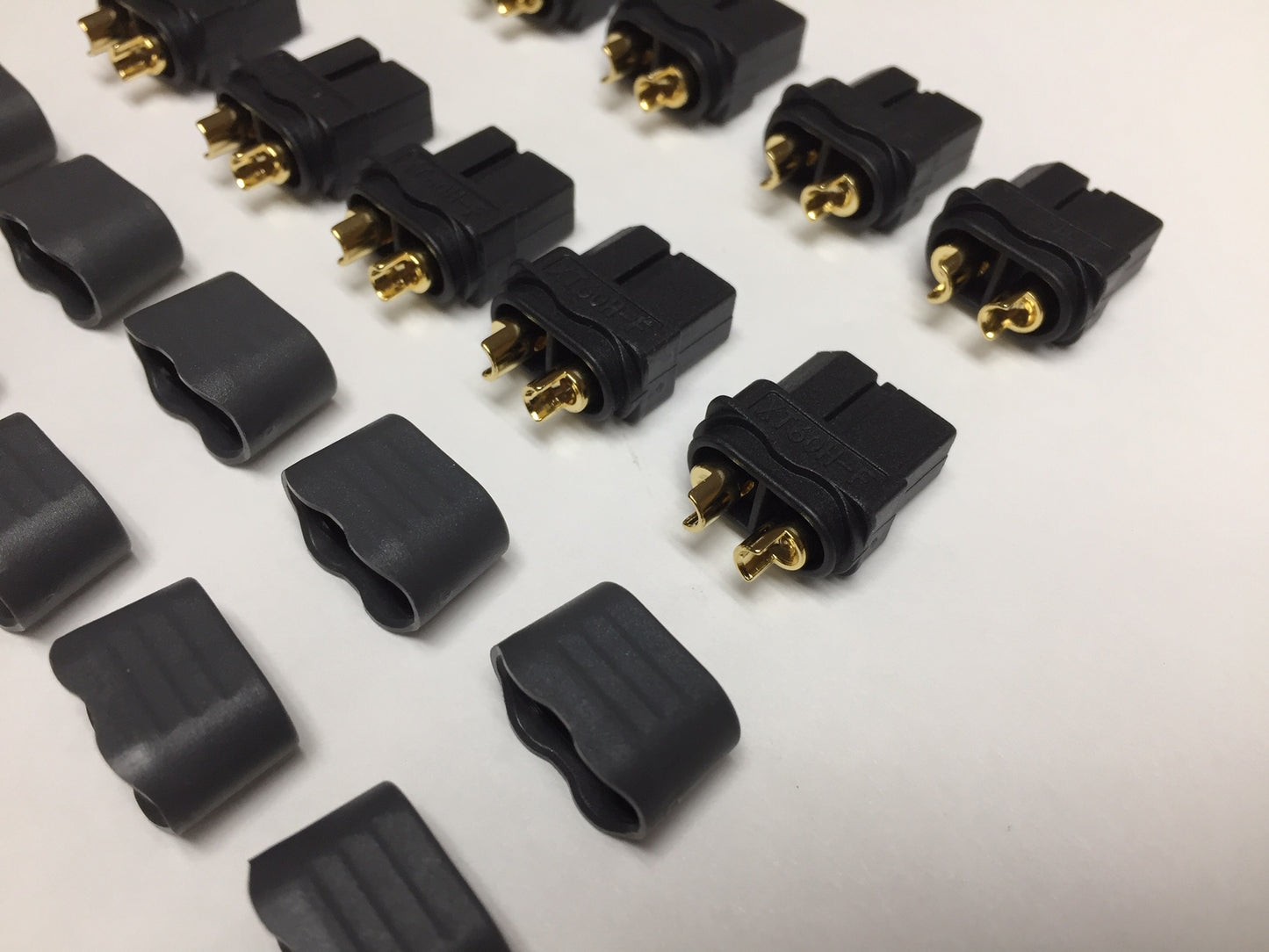 W8 XT60 female solderable connector black amass adapter add-on