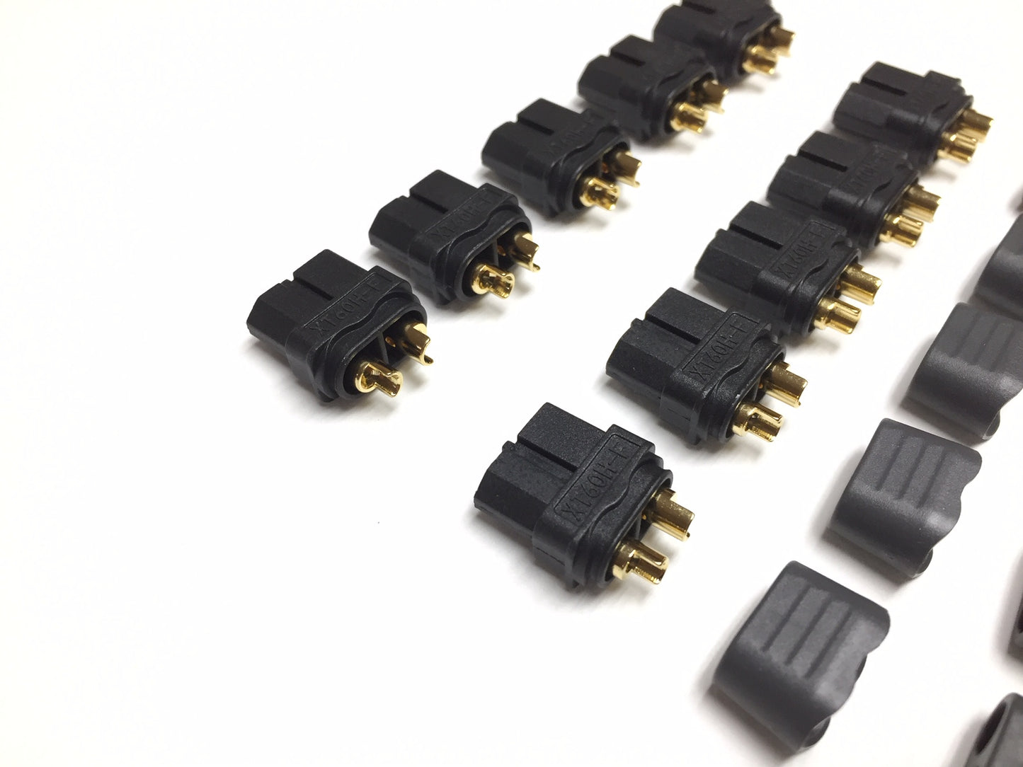 W8 XT60 female solderable connector black amass adapter add-on