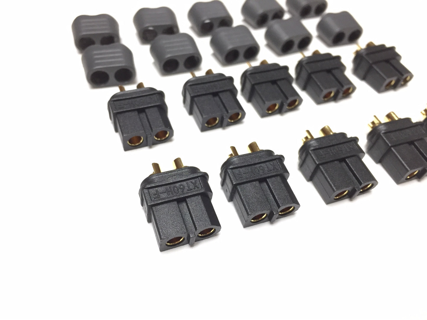 W8 XT60 female solderable connector black amass adapter add-on