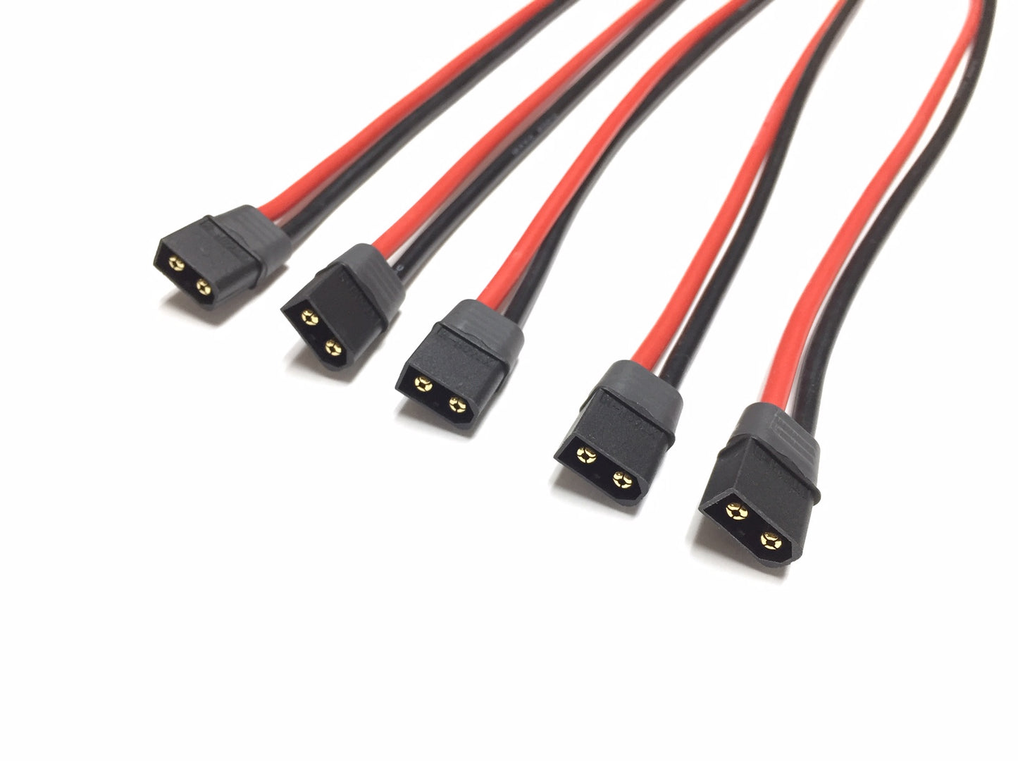 W11 XT60 silicone 12AWG wires male to female extension cable black connector amass adapter add-on