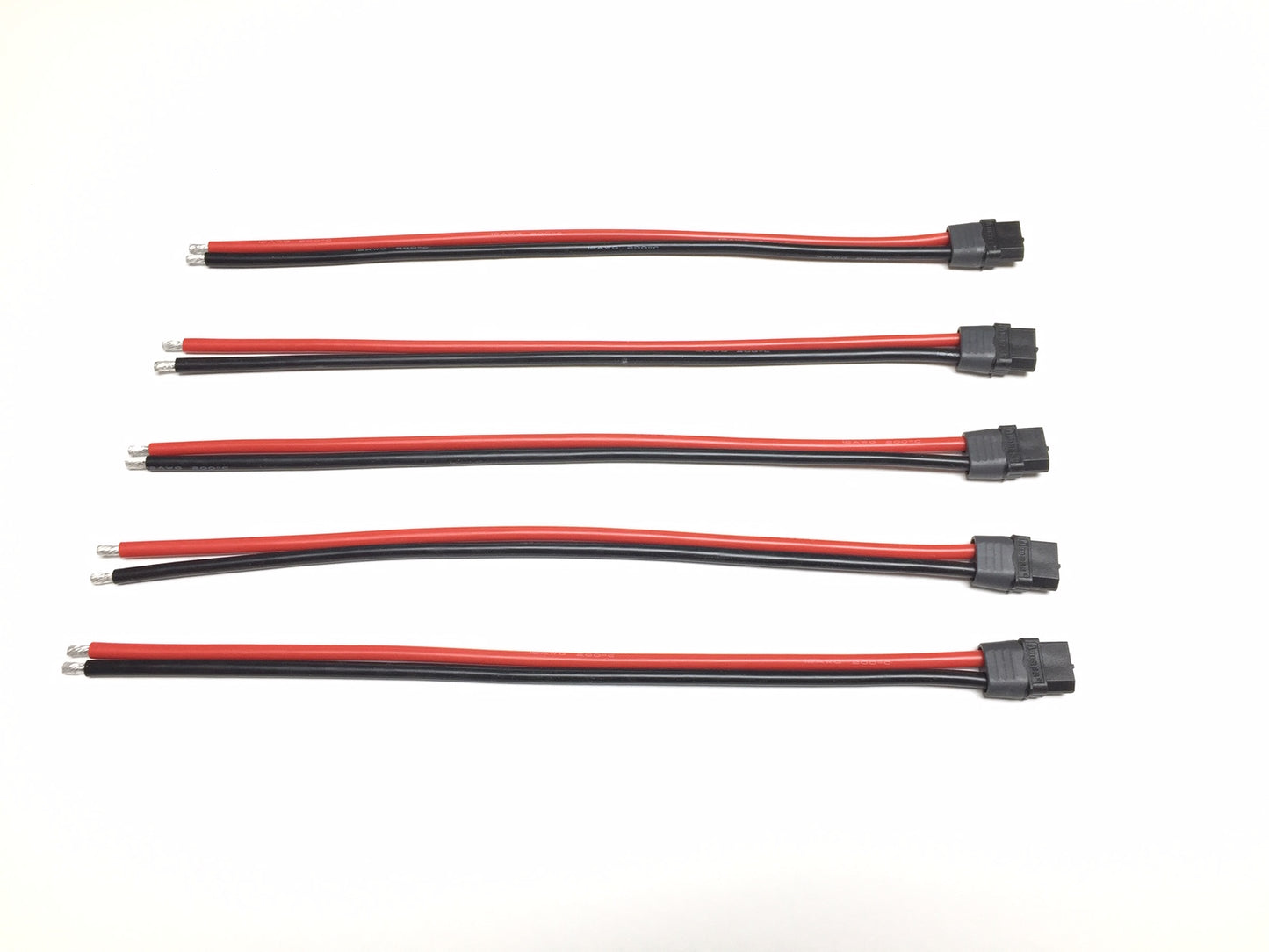 W10 XT60 female silicone 12AWG wires cable black connector amass adapter add-on