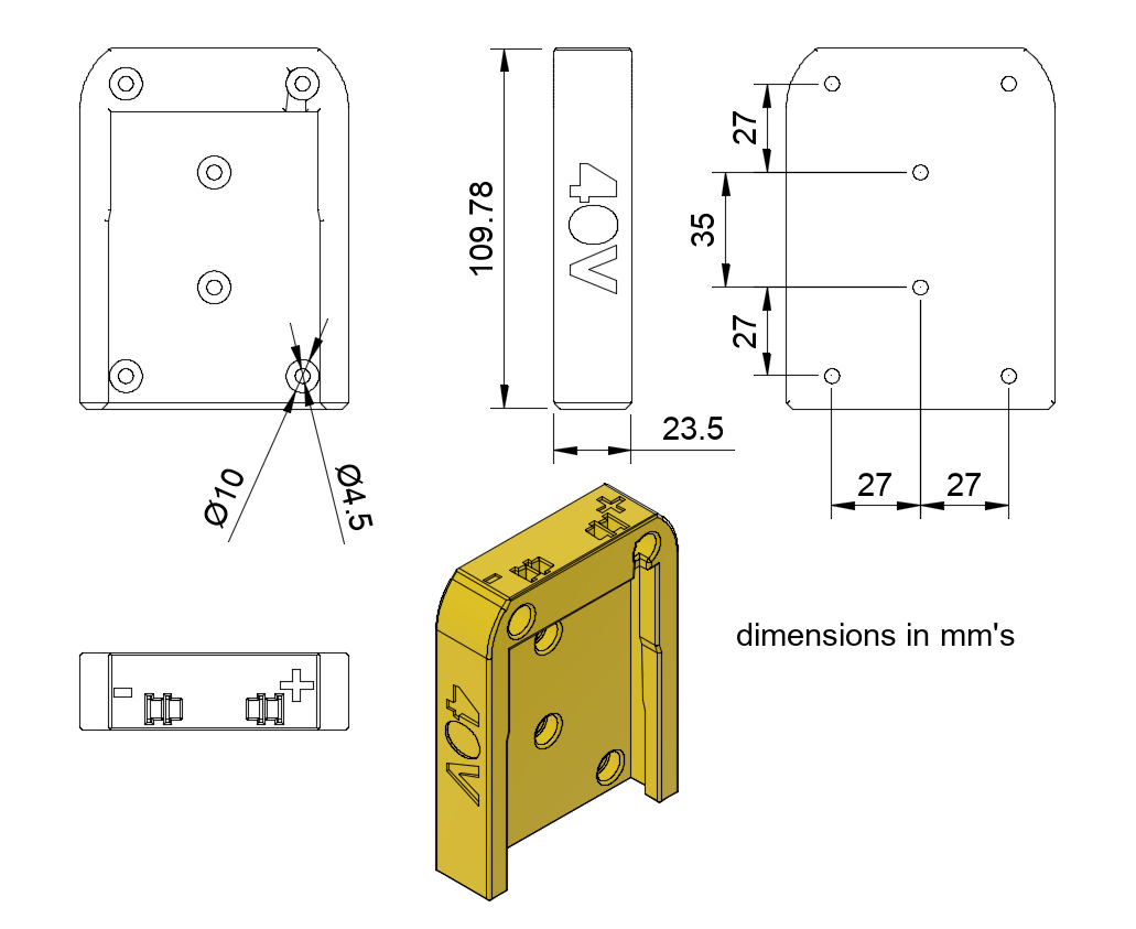 X adapter for Dewalt 40V MAX battery