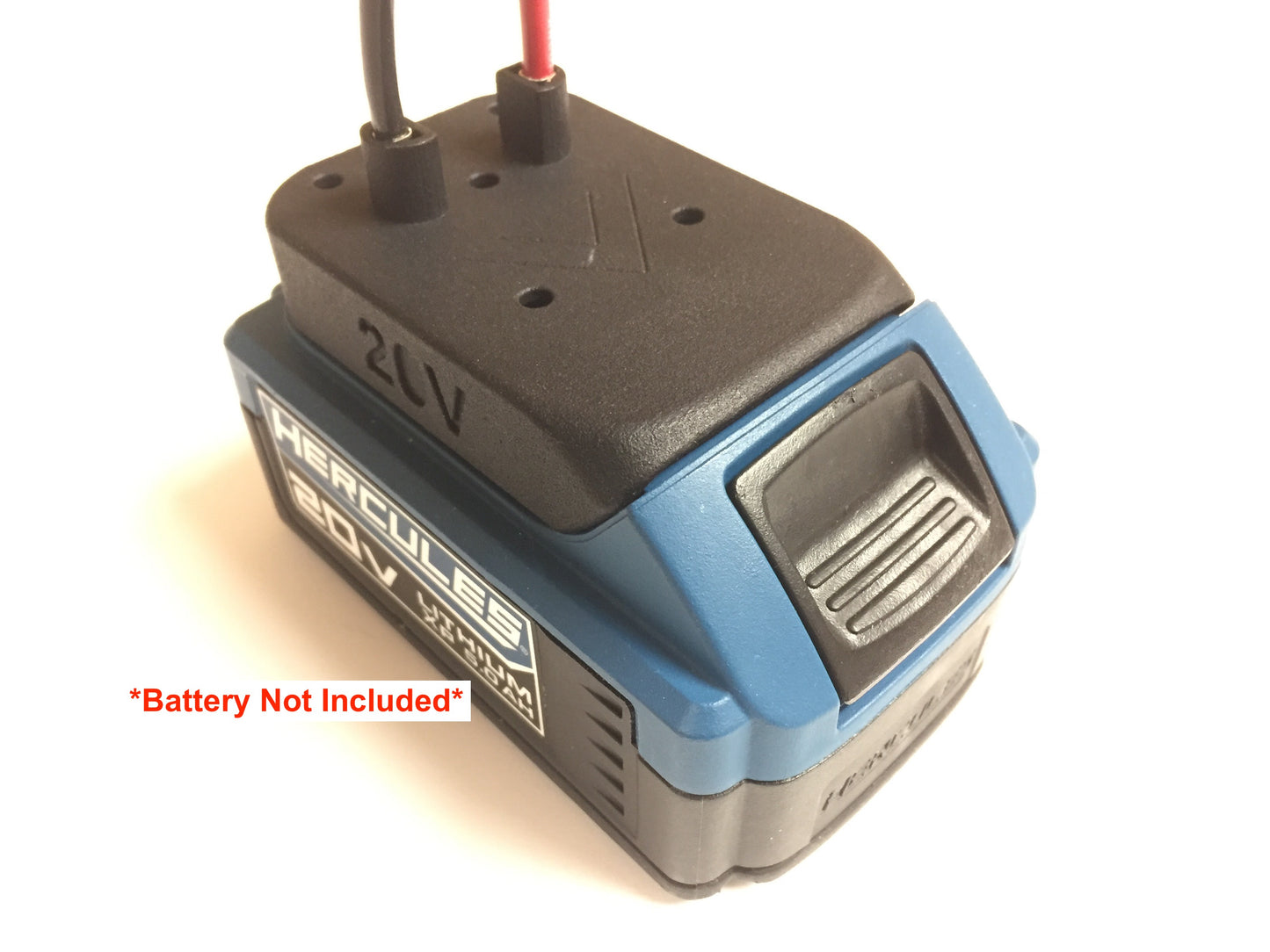 Industrial Right Angle adapter for Dewalt 20V MAX or Hercules battery
