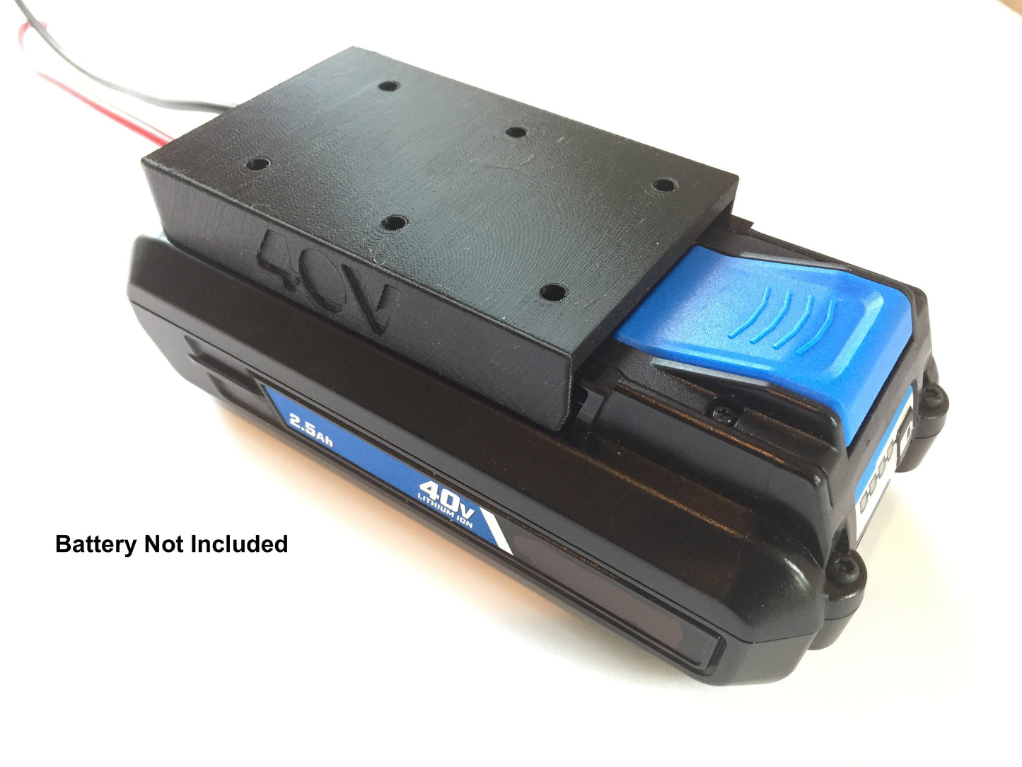 X adapter for Hart 40V Hart battery