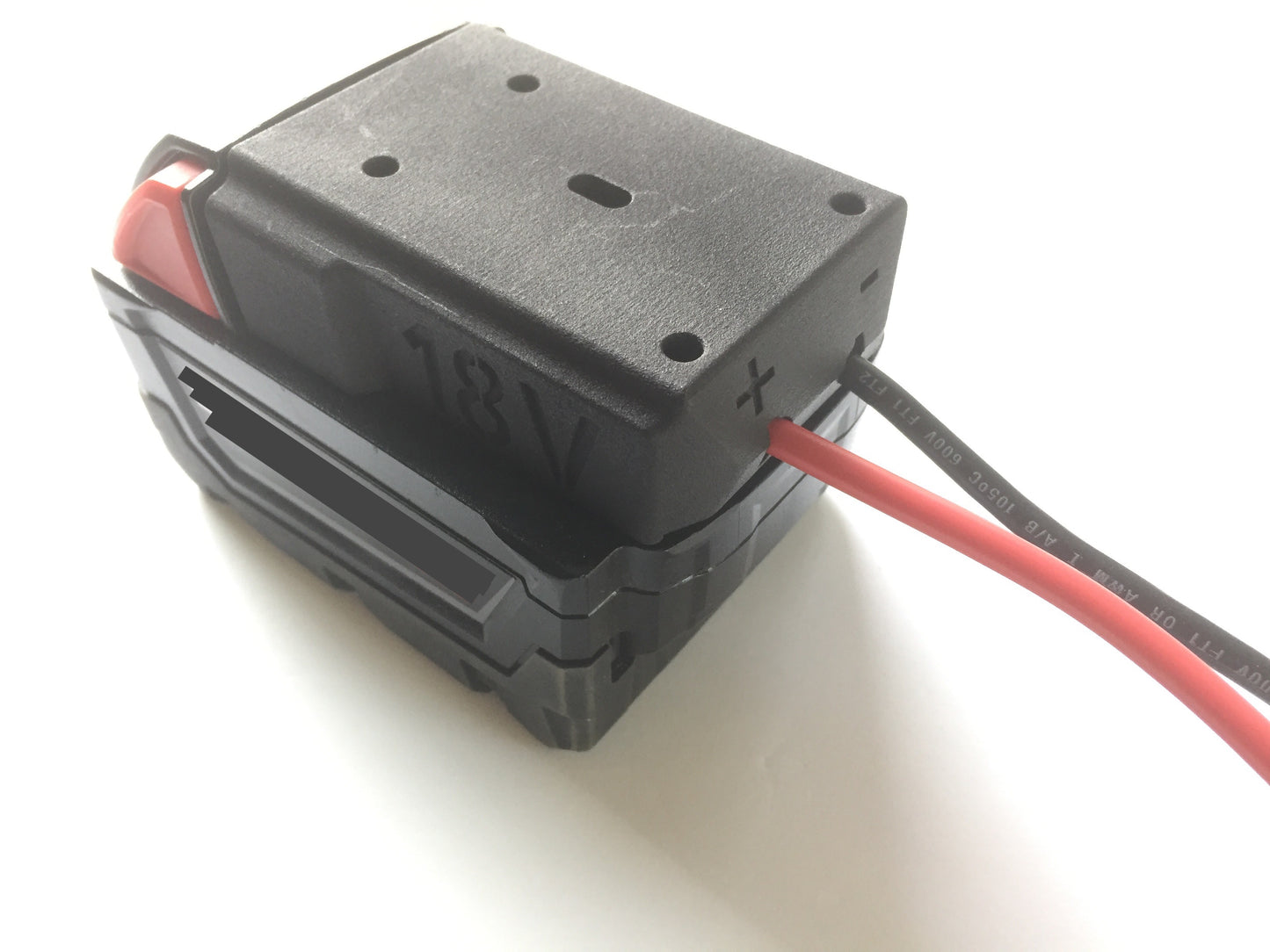 Industrial adapter for Milwaukee 18V battery