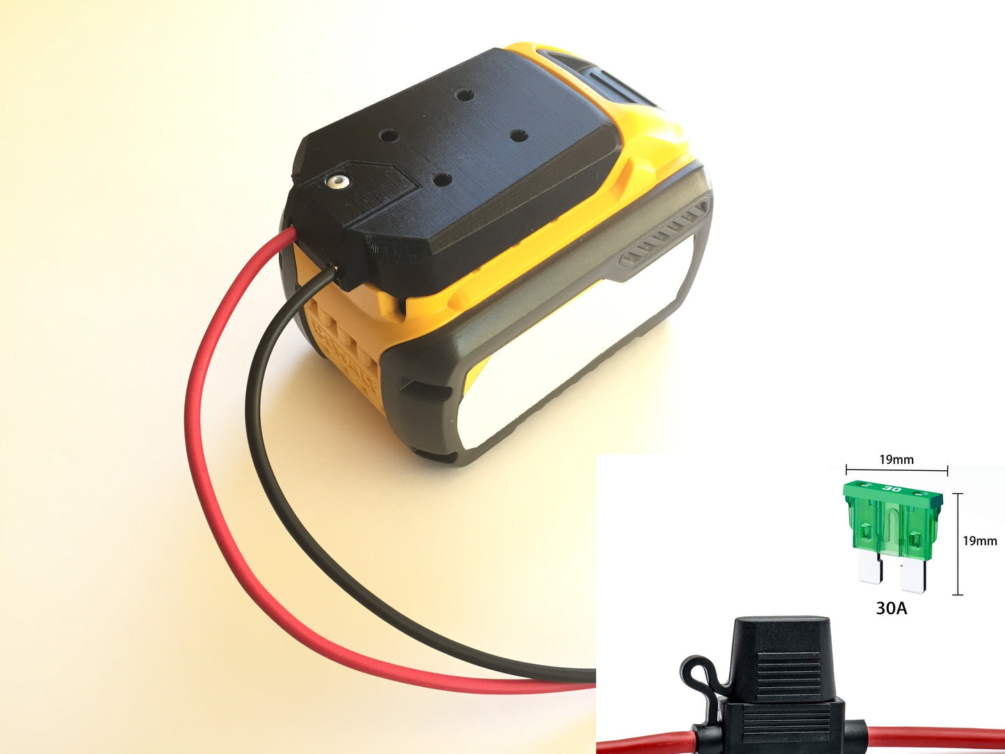 30A Fused adapter for Dewalt 60V MAX battery
