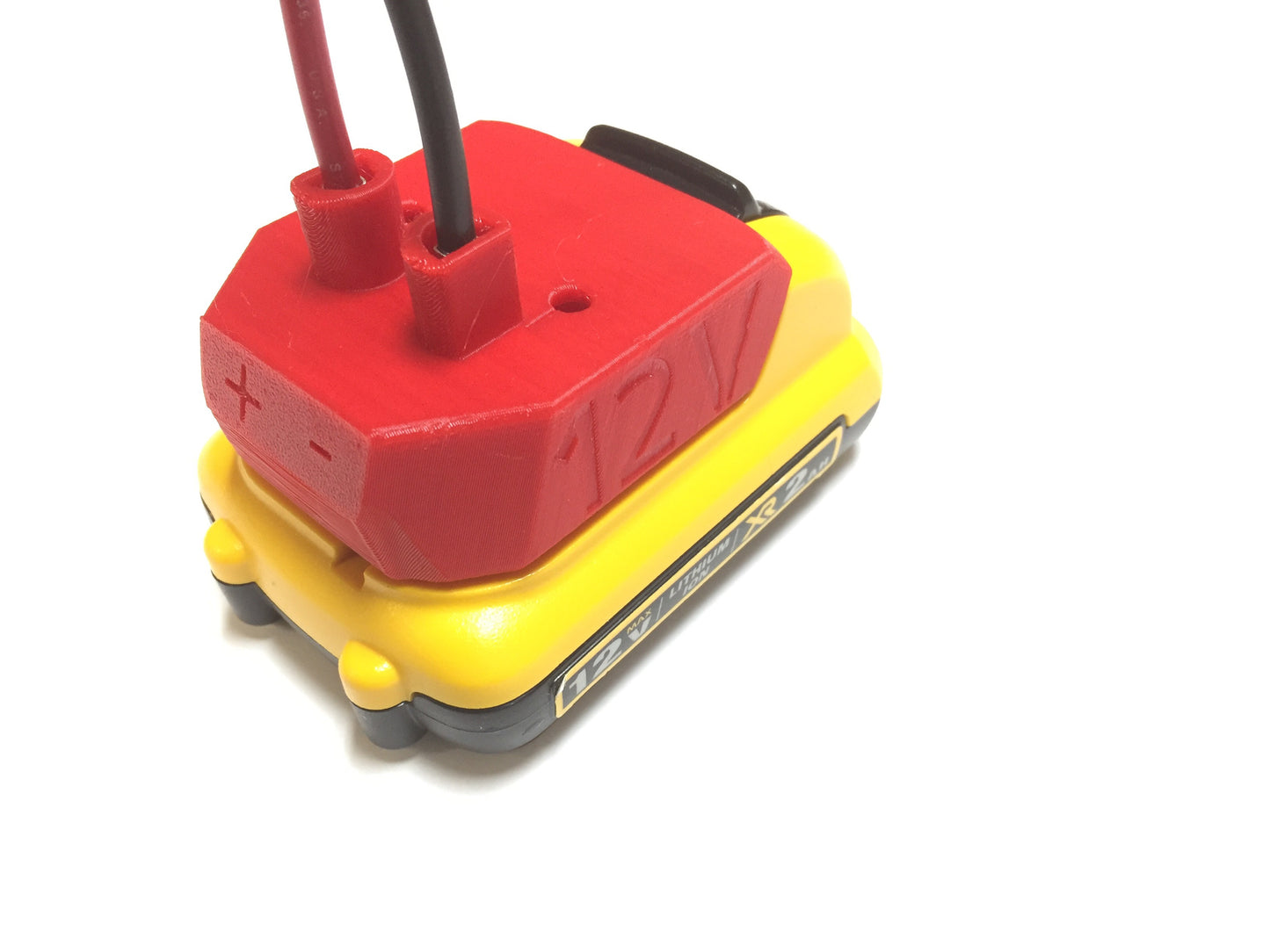 X Right Angle adapter for Dewalt 12V MAX battery