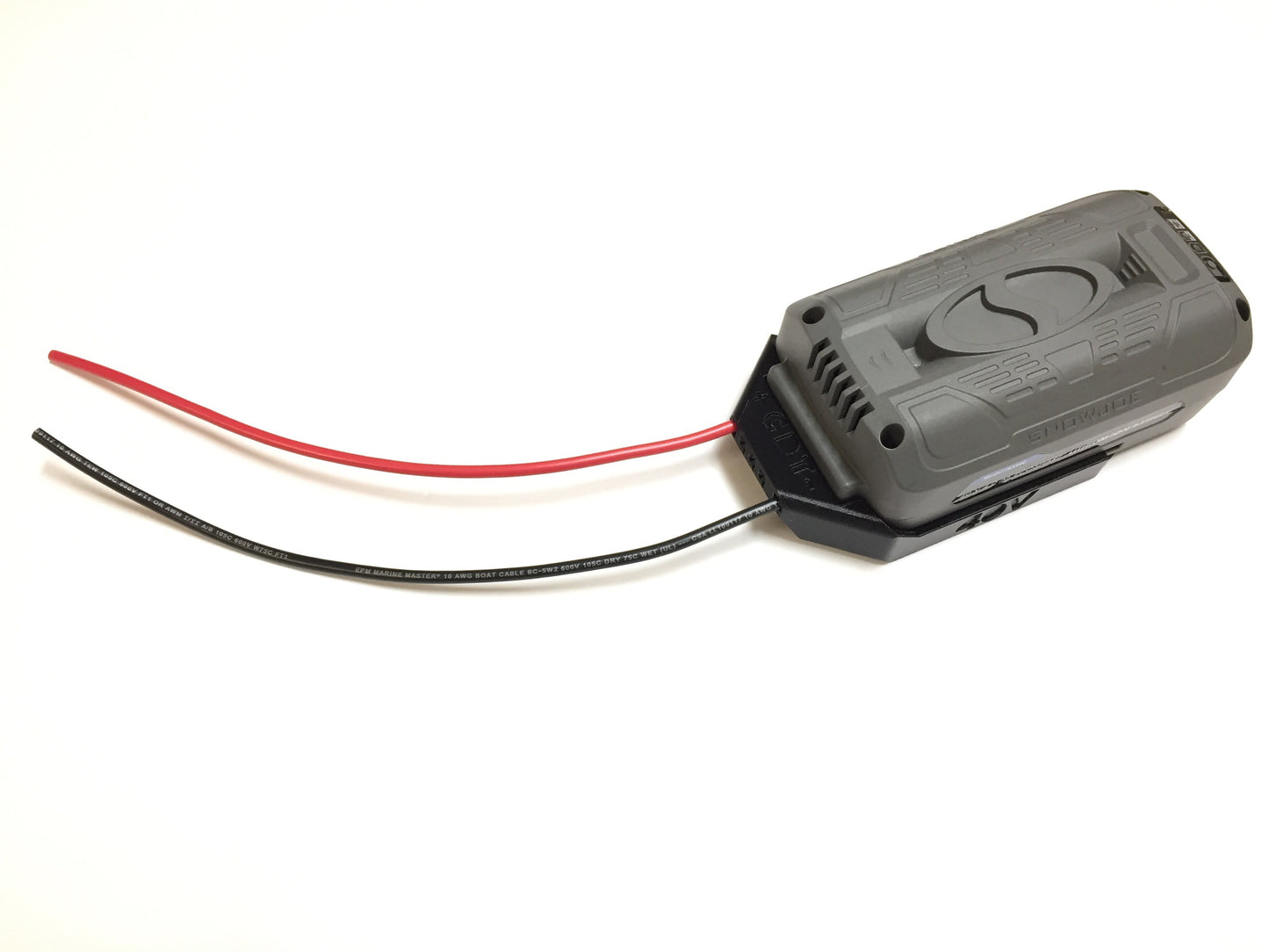 Small adapter for Snow Joe 40V battery