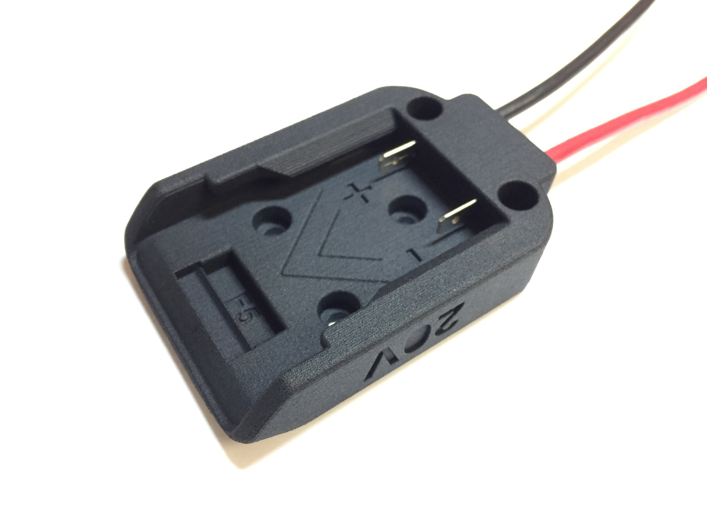 Industrial adapter for Dewalt 20V MAX battery