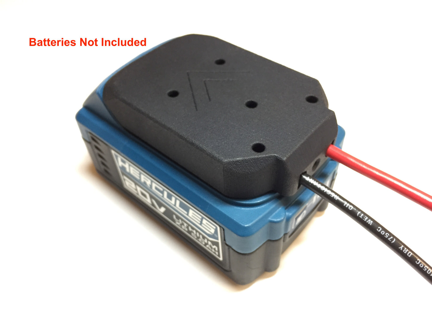 Industrial adapter for Dewalt 20V MAX or Hercules battery