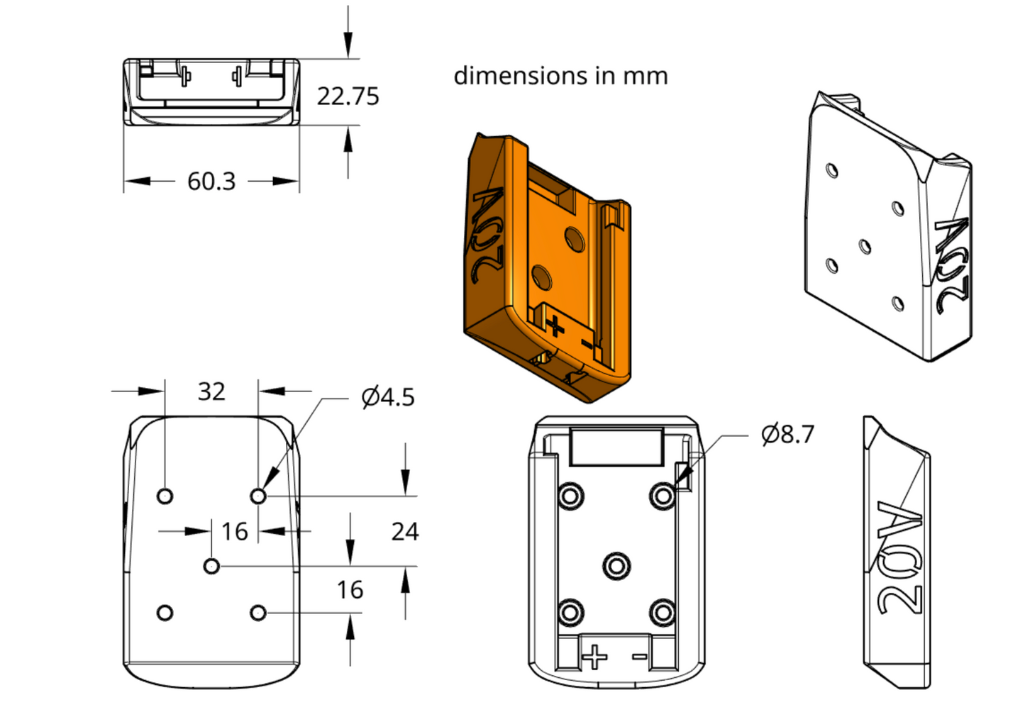 adapter for Black & Decker 20V MAX battery