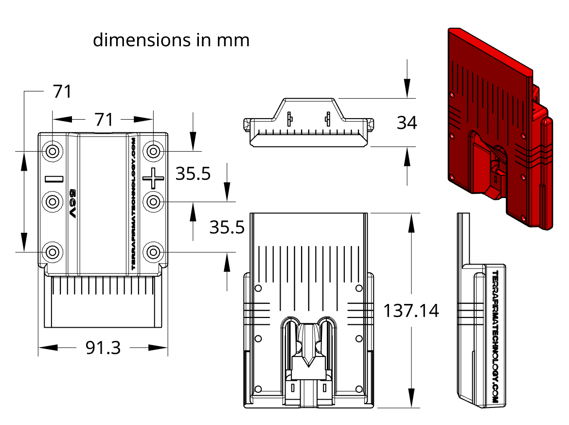 adapter for EGO 56V battery