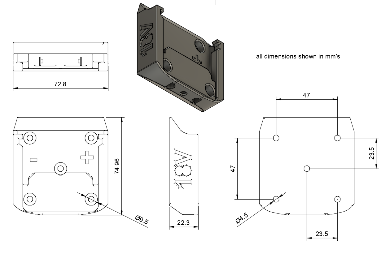 adapter for Hitachi 18V METABO battery