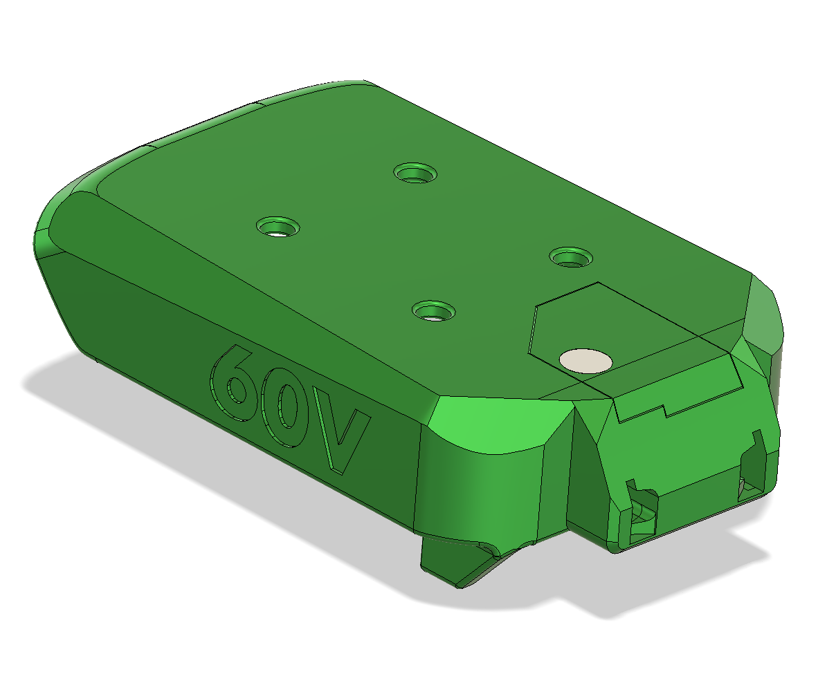 XT adapter for Dewalt 60V MAX battery