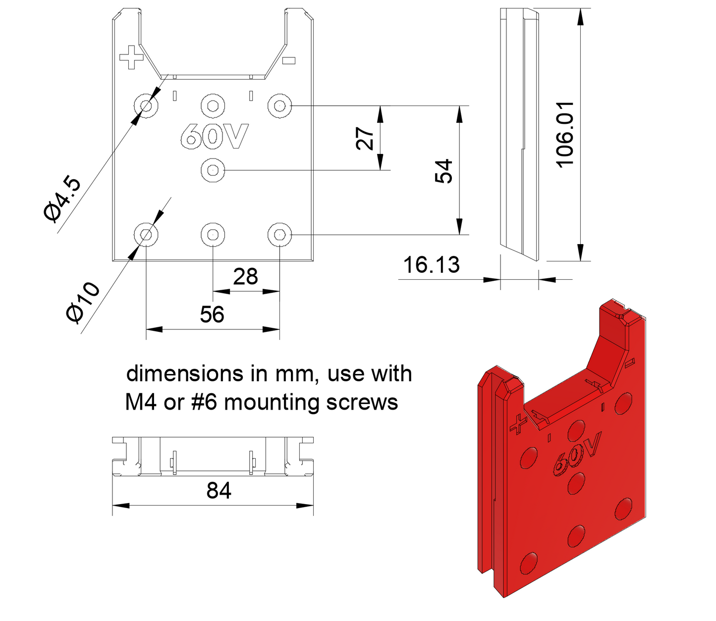 X adapter for Toro 60V flex battery