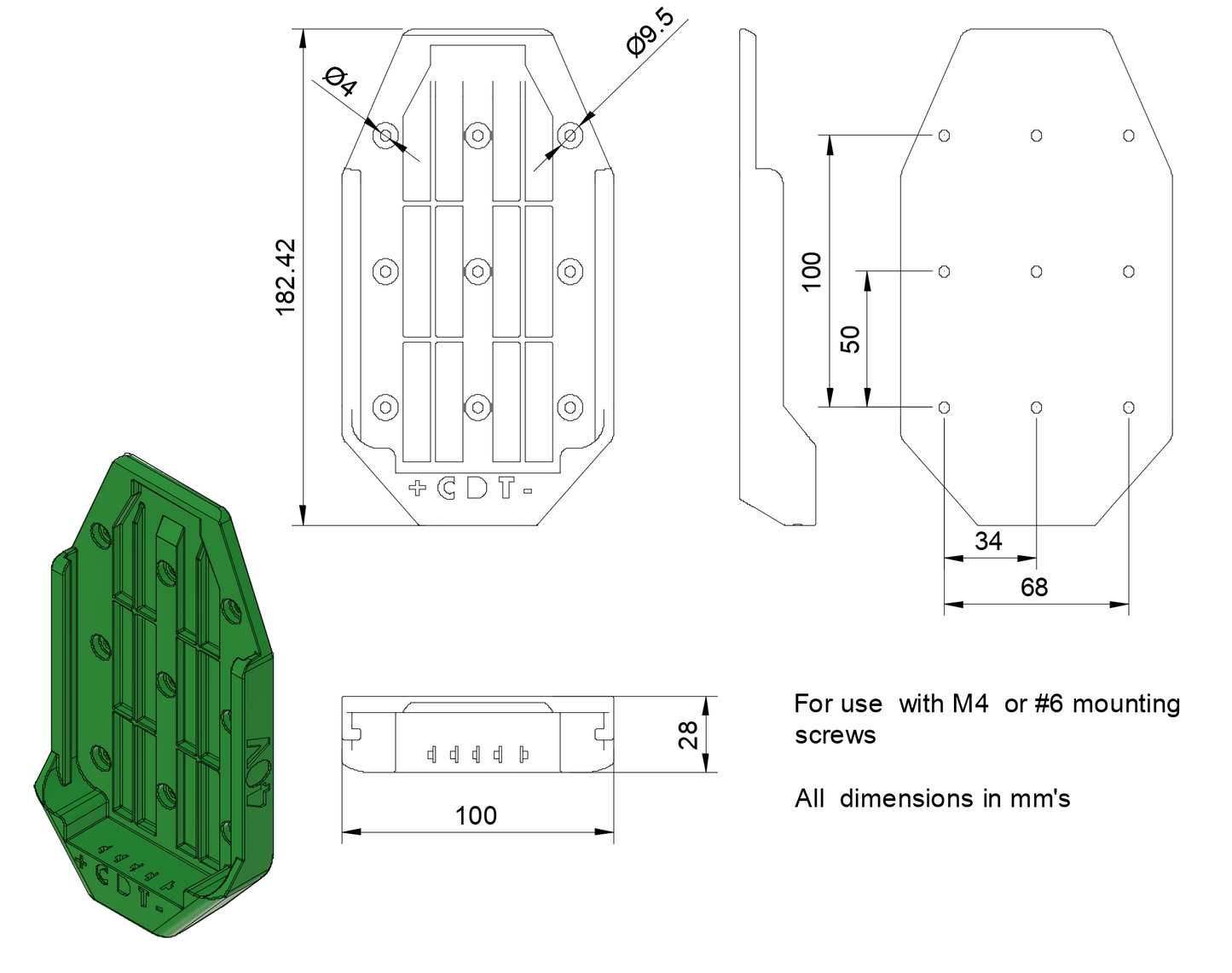 Small adapter for Snow Joe 40V battery