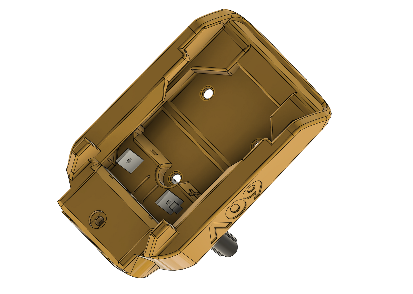 D60RN Industrial Right Angle adapter for Dewalt 60V MAX battery