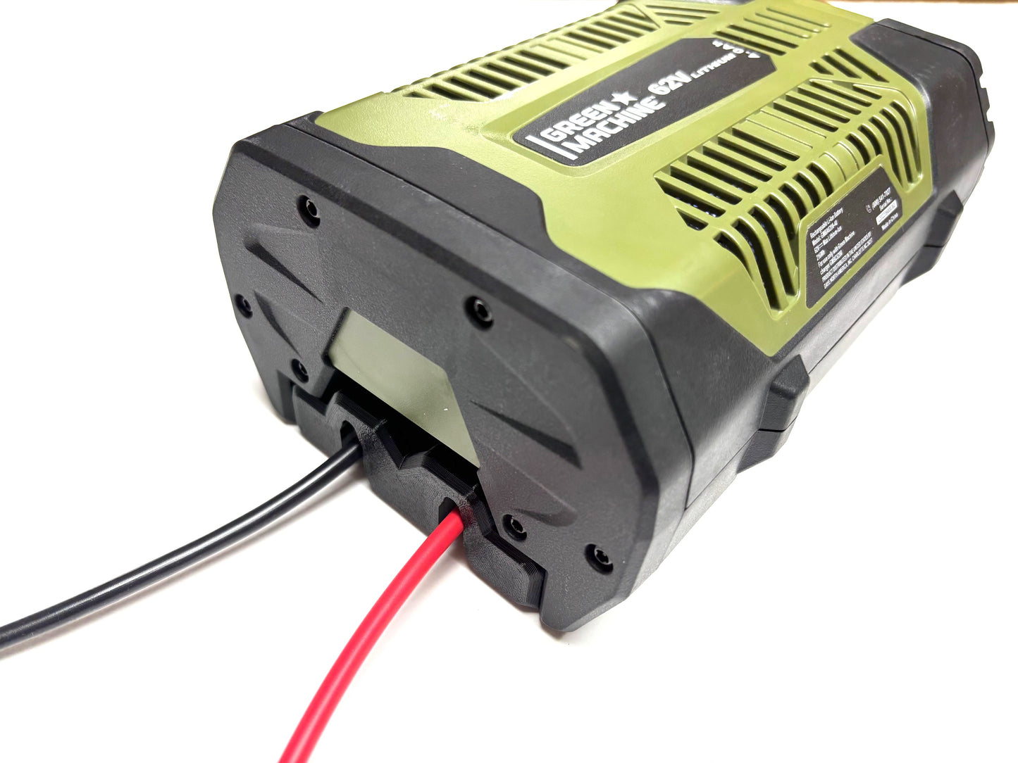 adapter for Green Machine 62V  battery