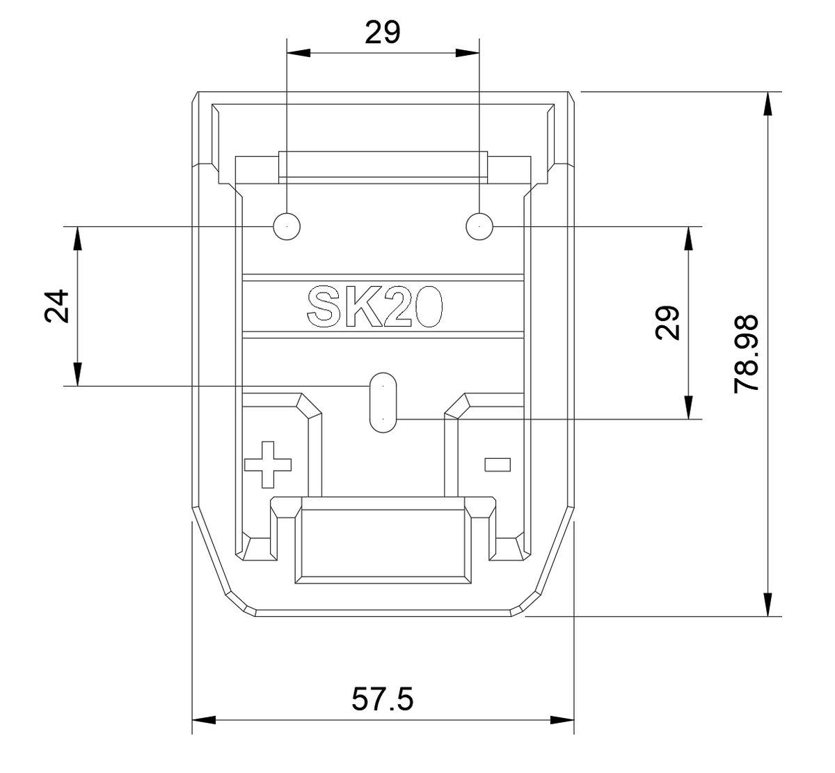 adapter for SKIL 20V PWR Core Power battery