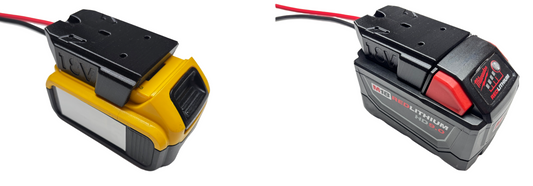 Dual X adapter for Milwaukee 18V or Dewalt 20V MAX battery