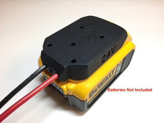Industrial adapter for Dewalt 20V MAX battery